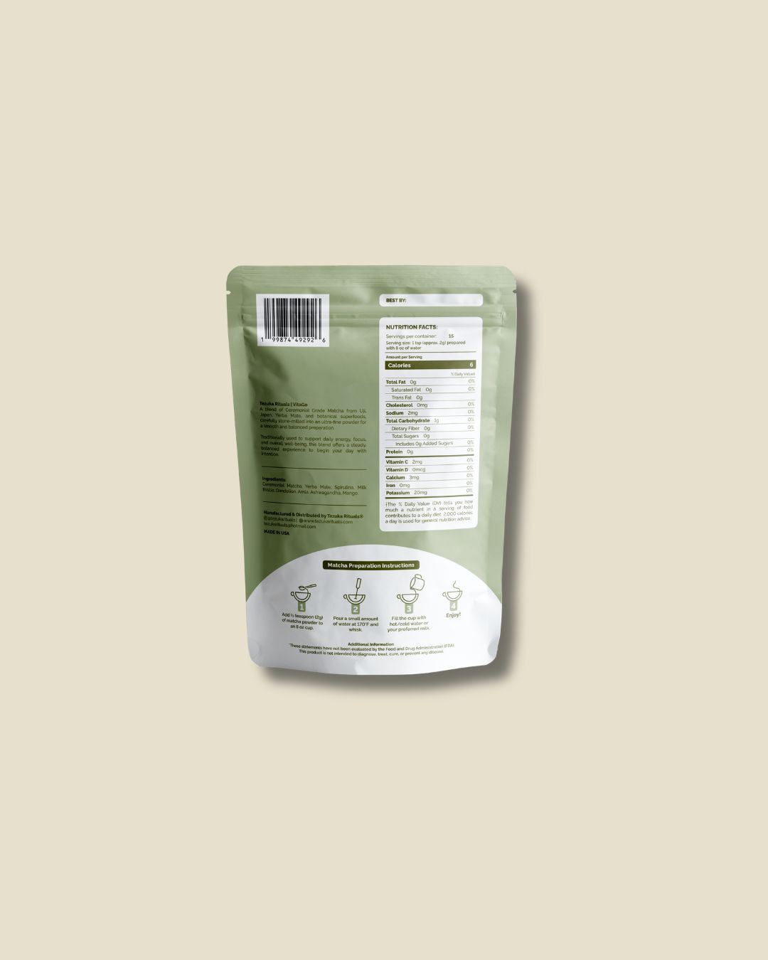 VitaGo - Morning Matcha Blend